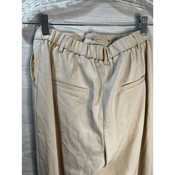High-Rise Straight Wide-Leg Pants‎ Medium NWT - Picture 3 of 7